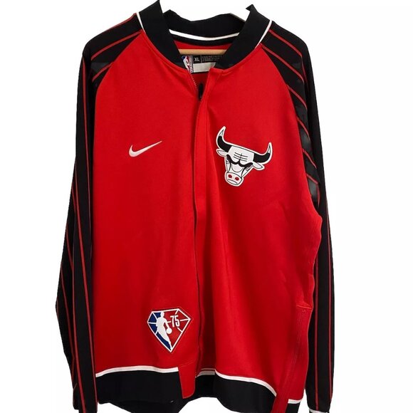 Nike NBA 75th Anniversary Chicago Bulls City Edition Warm-Up Jacket Size XL NWT